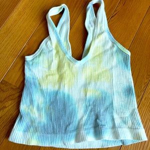 Out From Under Tie Dye Cropped Tank Top